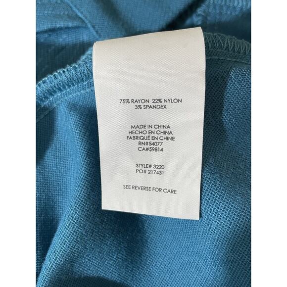 Cabi Style 3220 Turquoise Sigourney Pencil Skirt Size 2 Pockets Career Classic - Picture 8 of 10